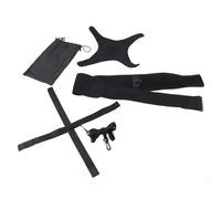 OPPWONG Football Kick Trainer Adjustable Waist Belt for Hands-Free Training, Improve Ball Control, Passing, and Reaction Time for Adults and Kids Black