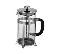 OPPWONG French Press Coffee Maker 1000ml Borosilicate Glass | Tea Infuser, Stainless Steel Mesh, Tea and Herbal Use, Small Gatherings, Office Use, PP Handle, Cleaning Brush