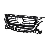 OPPWONG Front Bumper Grille, MA1200216 Weather Proof ABS Black Front Upper Grille Replacement, with Robust Construction for Vehicle BANE50712D
