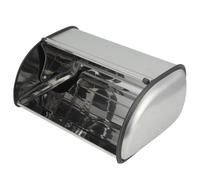 OPPWONG Frosted Stainless Steel Bread Cake Bin Container with Large Capacity Design for Bread, Cake Storage 13.6x9.0x5.7inch