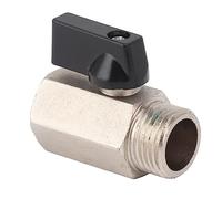 OPPWONG Gas Valve, Ball Type Brass Valve, Quick Shut Off Water with Durable Construction, Ideal for Household Tap, Water Heater & Outdoor Pipeline (1/2)