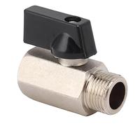 OPPWONG Gas Valve, Ball Type Brass Valve, Quick Shut Off Water with Durable Construction, Ideal for Household Tap, Water Heater & Outdoor Pipeline (3/8)