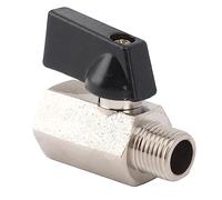 OPPWONG Gas Valve, Ball Type Brass Valve, Quick Shut Off Water with Durable Construction, Ideal for Household Tap, Water Heater & Outdoor Pipeline (1/4)