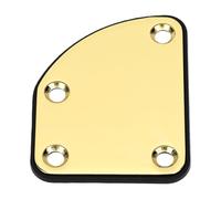 OPPWONG Guitar Neck Plate for Electric Bass, Four Hole Design (GV125A Gold)
