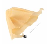 OPPWONG Hair Coloring Highlighting Hat Silicone Durable Reusable Tool for Home Use 7.5 X 5.9in (Gold)