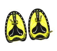 OPPWONG Hand Fins Diving Paddles Webbed Training Fin Comfortable Flexible Release Strength Labor-Saving for Swimming Diving Snorkeling TPR PP Silicone Adjustable 2 Sizes (M)