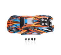 OPPWONG High-Strength Polycarbonate RC Car Body Shell Easy Installation Direct Replacement for SCY16101 SCY16102 1:16 RC Off-Road Trucks Beginners and Experts Plastic Red 10.24x4.13x2.76in (Orange)