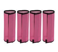 OPPWONG Horse Fly Boots, 4Pcs Fine Mesh Protective Horse Fly Leggings Leg Guards Horse Leg Wraps Splint Boots For Horses Breathable Horse Care Boots For Small, Medium, Large Horse (Rose