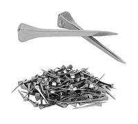 OPPWONG Horse Shoe Nails, 250PCS Firmly Horse Tool Horse Hoof Nail Stainless Steel Horseshoe Nails E4 Horseshoe Nail Horse Hoof Peg Securing Accessory for Horse Training Equestrian Sports