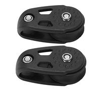 OPPWONG Kayak Pulley System For Garage, Kayak Pulley Trolley Marine Block Sheave 2 Pcs Heavy Duty Nylon Sturdy Universal For Ship Yacht Canoe