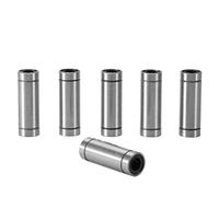 OPPWONG LM8LUU Long Lasting Linear Motion Ball Bearings for 8mm Rod 3D Printer CNC Parts - Set of 6 Pieces