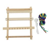 OPPWONG Loom Kit, Weaving Loom Kit Hand Loom Smoothing Surfaces Weaving Loom Weaving Loom Simple Loom Knitting Machine for Weaving Tapestries Scarves for Kids