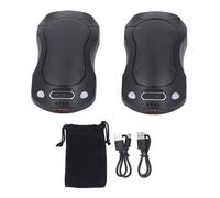 OPPWONG Magnetic Rechargeable Hand Warmers Fast Heating 3 Adjustable Settings Double Sided Electric Handwarmers with 5000mAh Battery for Outdoor Camping Fishing