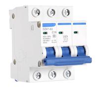 OPPWONG MCB DZ47-63 Mini Circuit Breaker with High Breaking Capacity and Fireproof Housing for Small-Sized Solar Power Generation System, 6A for DC Systems (16A)