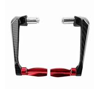OPPWONG Motorcycle Handguards, Dirt Bike Hand Guards Hand Guards For Dirtbike with 6.7*2*2in 7/8inch Universal Aluminum Alloy Handlebar Brake Protector For Motorcycles Electric Cars (Red)