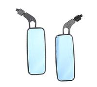 OPPWONG Motorcycle Rectangular Aluminum Alloy Rearview Mirror 2pcs Vintage Universal Handlebar Mirror for Motorbike
