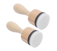 OPPWONG Nail Cleaning Stamp, Solid Wood Touchless Nail Polish Remover, Wipe Tool with Quick Clean Function, Ideal for Manicure Cleaning