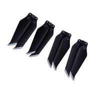 OPPWONG Noise Reducing Lightweight Propellers for 2 PRO/ZOOM, 2 Pairs Fast Folding Spare Parts, Gray Edge, PC Material (Gray edge pairs set)