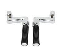 OPPWONG Passenger Pegs, Motorcycle Pegs Motorcycle Foot Left and Right Rear Pedals 1 Pair Adjustable Passenger for Indian Chieftain Dark Horse 20162021 (Electroplated)
