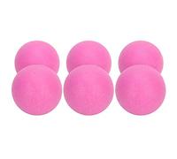 OPPWONG Peanut Massage Ball, Peanut Massage Roller Ball Roller Shape Muscle Relaxation Fitness 3pcs Silicone for Neck Shoulder (Rosy Red)
