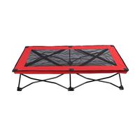 OPPWONG Pet Folding Bed Elevated Frame Design High Toughness Materials Breathable Stable Support Scratch Portable Cat Dog Elevated Bed Dogs Sofa for Indoor, Outdoor (L 120x60x0.3cm /