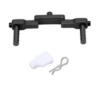OPPWONG Premium Aluminum Alloy RC Front Shell Column Anodized RC Mount Shell Column for AXIAL SCX24 1/24 Cars for Car Models (Black)