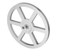 OPPWONG Reel to Reel Tape, to Tape Player Professional Aluminum Alloy 6 Holes Open Sound Takeup 1/4 7 Inch Empty for Opening Machine Part (Silver)