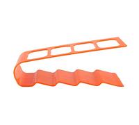 OPPWONG Remote Control Holder, TV Remote Caddy Remote Caddy For Table Remote Organizer Desktop Organizer with 4 Compartments For Store TV, DVD, Media Player, Heater Controllers (Orange)