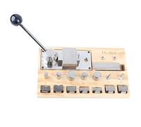 OPPWONG Ring Bending Tool, Hoop Bender Multifunctional Labor-Saving Simple Operation Ring Bending Tool with Handle & 15 Accessories Spoon Making Kit for Jewelry Repairman