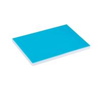 OPPWONG Rubber Stamp Carving Blocks, Fonts Patterns Engraving Accessories, Rectangular Colored Rubber Stamp Carving Block for DIY Printmaking & More Crafts (Blue White)
