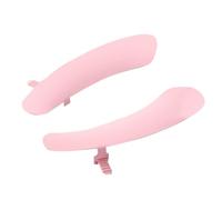 OPPWONG Silicone Toilet Seat Cover, 2PCS Set (Pink)