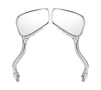 OPPWONG Skull Claw Rearview Mirror Durable Skeleton Side Mirrors Easy Installation for Motorcycle with 8mm/10mm Screws, 2pcs Motorcycle Chromed Rearview Mirrors Improved Design for Excellent