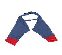 OPPWONG Soft Padded Elastic Dog Leg Braces Joint Protectors for Pet Knee, Comfortable Red Blue (S)