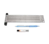 OPPWONG T Square Ruler, Stainless Steel Woodworking Crafting Marking Tools Engineer Ruler Scribing Tools For Wood 8 Inch Marking T Square For Measuring, Scribing, Setting Up Bits Height