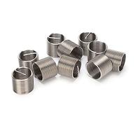OPPWONG Thread Repair Kit, Thread Repair Inserts Wire Inserts Wire Reducer Nut Set 10Pcs Threaded Conversion Fastener M18x1.5x1.5D