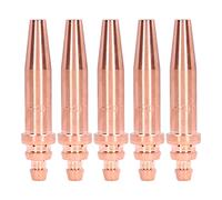OPPWONG Torch Tip, 5Pcs Acetylene Soldering Tip Nozzle Cutting Torch Tips Acetylene Torch Tips Heavy Duty Torch Heating Tip Consumable Accessories for Integrated Machine