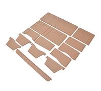 OPPWONG Transparent Acrylic Wallet Template, Wallet Pattern Purse Template, Kraft Paper Protective Film Leather Craft Quilting Sewing Tool