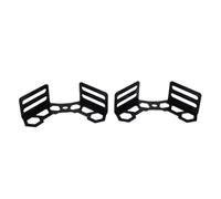 OPPWONG Truck Bed Rail Corner Gussets, High Strength Steel CNC Cut Brackets with 7 Tie Down Points, Compatible with 2005 2019 for Securing Cargo