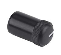 OPPWONG Universal Control Knob for Radio Speaker, Durable Plastic Replacement Knob with Colored Scales for Car, Black 14mm/0.55in Size, Easy Install 1 Unit