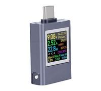 OPPWONG USB C Tester Power Meter, Multifunction Digital Multimeter, Color Screen Voltage Current Power Meter, Ideal for Charger & Electronic Devices