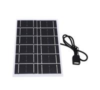 OPPWONG USB Solar Panel Charger 5V 22.1% Conversion 178x115mm | Monocrystalline Silicon, Outdoor Camping Travel, 0-600mA Output, Cameras Phones Fans, Portable Power Kit