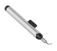 OPPWONG Vacuum Pen, Aluminum Sliver Hand Remover Tool Solder Sucker Desoldering Tool Vacuum Sucking Pen with 3Pcs Sucker for IC SMD Component Placement
