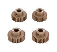 OPPWONG Versatile RC Pinion Gear Set 48DP 5mm Optimized Performance 31T 32T 33T 34T for High-Speed 1/10 Scale Vehicles - Aluminum