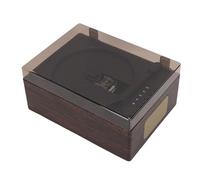 OPPWONG Vintage Cd Player, Double Speaker 2000mAh Lossless Sound Playback Multi Format Bluetooth Wireless Speaker with 3.5mm & USB Dust Cover Cd Player Portable for Home Car Music (Walnut Color)