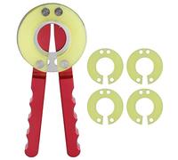 OPPWONG Watch Bezel Ring Opener Removal Tool Kit Watch Glass Changing Tool Watchmaker Repair Set with 4 Soft Rubber Openers for and Other Watches 25-42mm