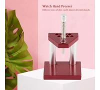 OPPWONG Watchmaker Watch Hand Presser, Watch Tools Hand Tool Watchmaker Metal Repair Presser Fitting with 10Pcs Dies