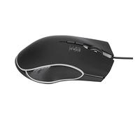 OPPWONG Wired Mouse with Ergonomic Design, 3200 Dpi (Black)