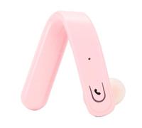 OPPWONG Wireless Bluetooth Headset with Secure Ear Hook for Clear Calls and Music, Long Playtime for All-Day Use, Lightweight Comfortable Fit for Office and Travel (Pink)