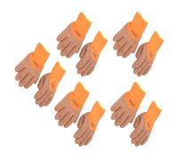 OPPWONG Work Gloves, Gloves for Men for Work Anti -Puncture Non Slip Working Gloves 5 Pairs for Winter and Outdoor Task