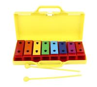 OPPWONG Xylophone, 8 Notes Colorful Metal Keys Xylophone Kids Xylophone Glockenspiel Instrument Educational Musical Toy Metal Keys with 2 Mallets for Beginners, Music Teaching, Gifts